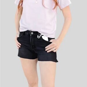 Stylish Black Denim Women's Shorts